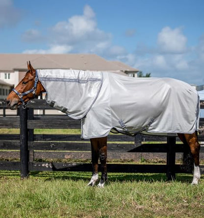 Horseware® Amigo® Bug Rug Plus Fly Sheet - Silver/Titanium Grey & Silver, 78 - size: 78 inches
