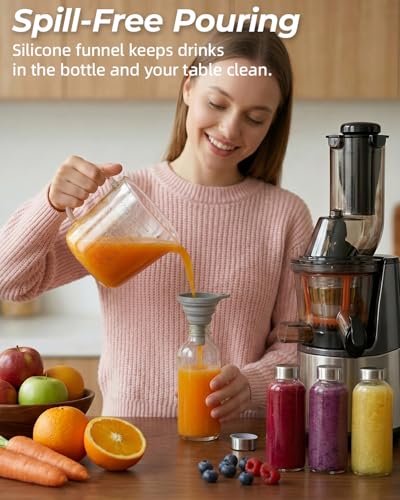Zukro Glass Water Bottles with Stainless Steel Lids 12 oz, Set of 12 | Airtight, BPA Free 100% Leak Proof Reusable Clear Juice Bottles for Juicing, Smoothie, Milk, Drinking Jar Dishwasher Safe