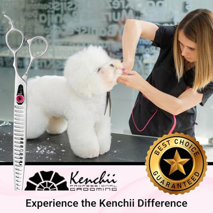 Kenchii Love Dog Grooming Shears, 22 Tooth Blender - size: 22 Tooth Blender