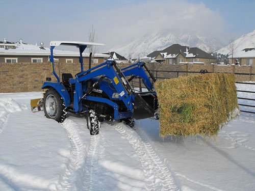 HD Bucket Hay Bale Spear Attachment - 2 x 39" Prongs -RLB
