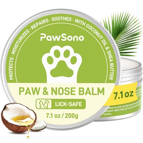 PawSono Lick-Safe Dog Paw & Nose Balm with Coconut Oil - size: 7.1 oz (pack of 1)