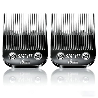 Dog Grooming Replacement Blades Compatible with Andis Dog Clippers - size: Black-3/4"HT-2PCS