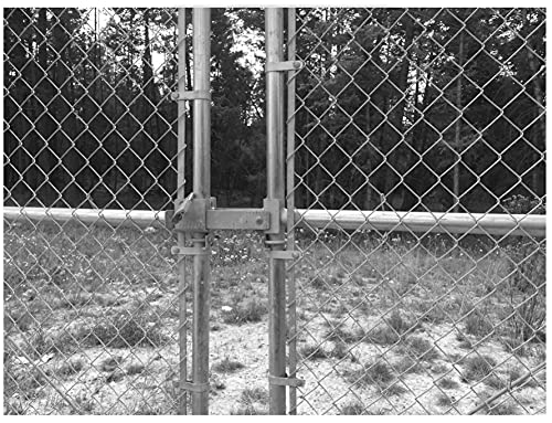 Strong Arm Commercial Double Gate Latch - Galvanized - Fits 1-5/8" to 2" Frames, Securely Closes Two Gates Without Drop Rod - 1 Latch - color: GALVANIZED, size: COMMERCIAL