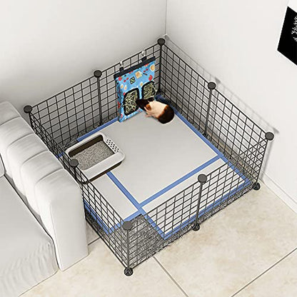 RIOUSSI Guinea Pig Hay Feeder, Hanging Rabbit Hay Feeder Bag. CamoBlue - color: Camoblue