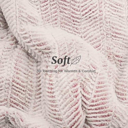 Templewet Heated Blanket Throw 50" x 60",Fluffy Electric Blanket,Pink | Timer Settings,Auto Off,Soft Sherpa Heated Throw Blanket,Machine Washable,Fast Heating for Sofa Bed Office Use,Gifts for Mom - color: Frosty Pink
