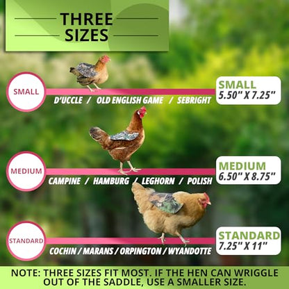 The Chicken Chick® Hen Mating Saddle Skinny / Medium - size: Medium