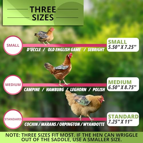 The Chicken Chick® Hen Mating Saddle Bantam / Small - size: Small