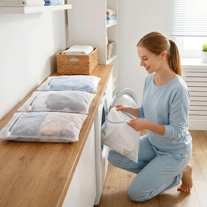 4Pcs Laundry Bags Mesh Wash Bags12x16 Inches | 4Medium - size: 4-PACK-Medium