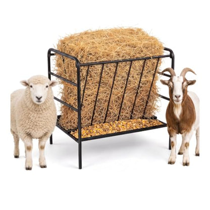Lesolar Hay Feeder 35 Gallons,Heavy Duty Hay Feeder for Goats