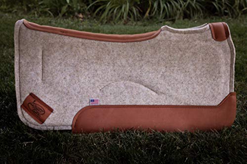 Contour Saddle Pad - color: Tan, size: 30 inches (with 3/4 inch pad)