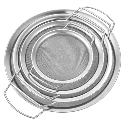 4pcs Paint Strainer Stainless Steel 60 Mesh Extra fine mesh Strainer strainers Fines meshs Large fine meshs strainers Fits 5 Gallon Paint Bucket Filter Tool Insert