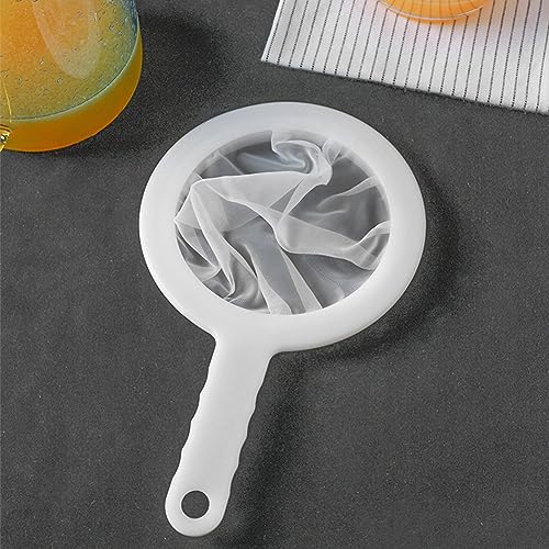 2 Pcs Fine Mesh Strainers,Sieve Fine Mesh with Handle Juice Strainer Yogurt Sieve for Soy Milk Coffee Milk Juice Tea Honey and Wine(SIZE:200Mesh)
