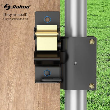 JIAHOO One Way Farm Gate Latch, Heavy Duty Gate Latches for Metal Tube Gate | 1 Way Lockable Livestock Gate Latch Hardware, For Cattle Gate Horse Corrals, Ranches, Pastures, Pet Cages - style: One Way Latch