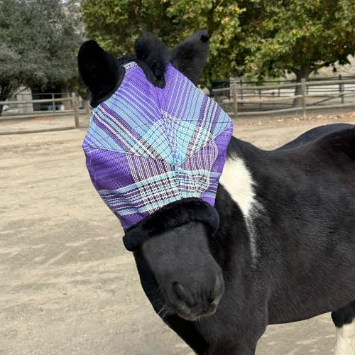 Kensington Protective Products MINI and Pony Fly MASK with Fleece Trim, Lavender Mint, SMA - color: 2017 - Lavender Mint, size: A-Small