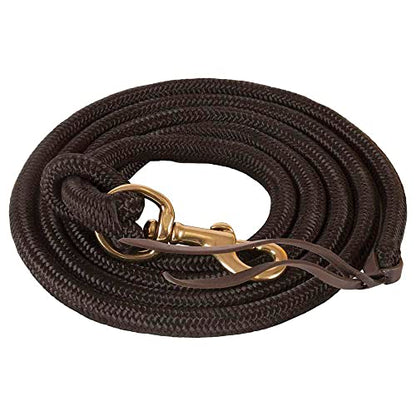 Mustang Poly Cowboy Lead Rope Black - color: Black
