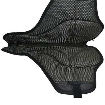 Intrepid International Comfort Plus Western Bareback Saddle, Anti-Slip Horse Saddle Pad, Bareback Pad w/Girth, Trail & Leisurely Riding, Horse Saddle Pads - color: Black