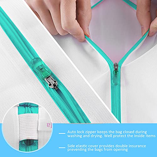 GOGOODA Mesh Laundry Bags for Delicates Durable Protective Wash Bags - size: 4 Bra Bags(6.5*8in)