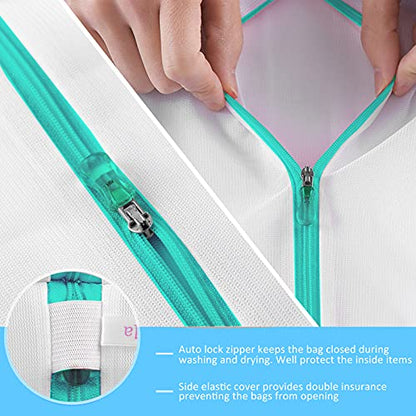 GOGOODA Mesh Laundry Bags for Delicates Durable Protective Wash Bags - size: 4 Bra Bags(6.5*8in)
