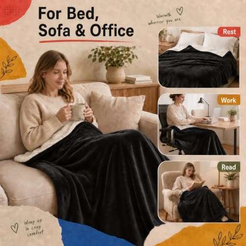 Heated Blanket Electric Blanket Queen Size 84''x90'' with 10 Heating Levels, 1-12 Hour Auto Shut Off, Machine Washable, Dual Controller Soft Warming Blanket for Couch, Bed, Office - Dark Grey - color: 02-dark Grey, size: 84''x90''(Queen)