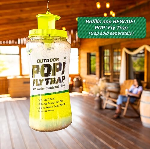 RESCUE! POP! Fly Trap Bait Refill – Outdoor Use – 6 Pack