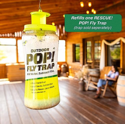 RESCUE! POP! Fly Trap Bait Refill – Outdoor Use – 6 Pack