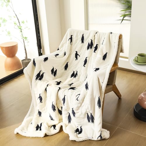 Electric Throw Blanket, Heated Throw Blanket Flannel Sherpa 50"x60" - color: Ice White, size: Throw-50"x60"