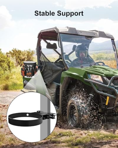 5 Gallon Bucket Holder, Heavy Duty Mount Bracket for Tractor UTV Lawn Mower - style: Round 5 Gallon Bucket Holder