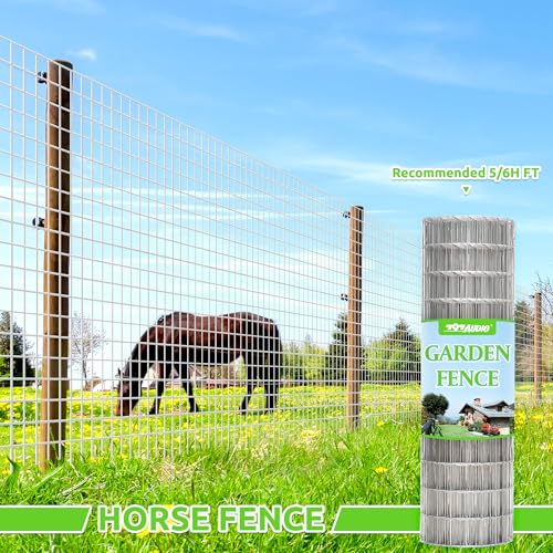Metal Garden Fence, Hot Dip Galvanized After Welding, 2"x3" 16 Gauge, 60inch H x 100ft L Welded Wire Fencing,2/3/4/5/6ft Tallx50/100 ft Long Hardware Cloth for Yard,Farm,Chicken,Dog,Vegetable Protect - color: Galvanized, size: 2"x3" 60inx100ft
