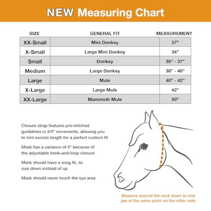 Cashel Crusader Mule Fly Mask, Standard with Ears (Grey, Mule Warmblood)