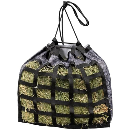 Professional's Choice Scratch Free Hay Bag - color: Paisley/Black