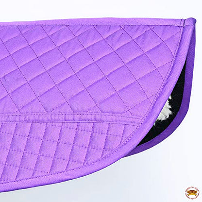 HILASON Western All Purpose Horse English Saddle Pad | All-Purpose - color: Purple