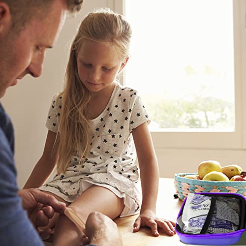 Small-Waterproof Car First-Aid Kit Emergency-Kit - Purple 277Piece Camping Equipment for Camping Hiking Home Travel YIDERBO - color: Purple