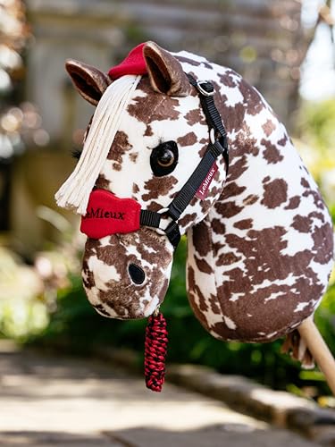 LeMieux Hobby Horse Vogue Halter & Leadrope - Desiged to Fit Hobby Horses - color: Chilli