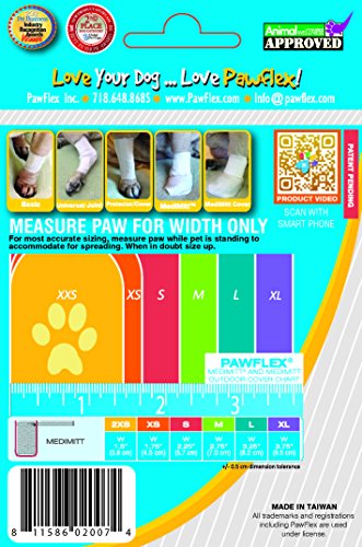 Pawflex Bandages Medimitt Bandages for Pets (Pack of 4) Medium - size: Medium