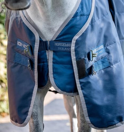 Horseware Ionic® Therapy Liner - Imperial Blue/Silver & Navy, 69 inches - size: 69 inches