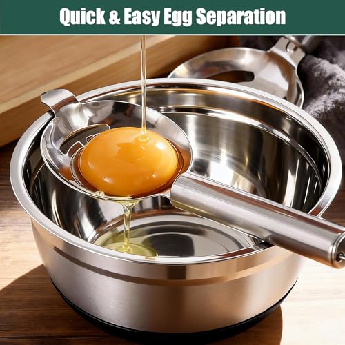 Stainless Steel Mixing Bowls Set with Lids & Silicone Base,7‑Piece Set - color: Black