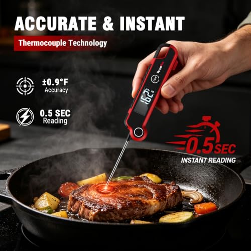 TempPro TP620 0.5 SEC Thermocouple Meat Thermometer Digtial