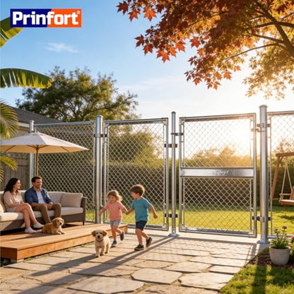 Heavy Duty Stainless Steel 1-3/8" x 2-3/8" Chain Link Fence Gate Fork Latch with Hole for Padlock（Fit 1 3/8" Gate Frame） 1Pack - size: 1-3/8''x2-3/8''-1P
