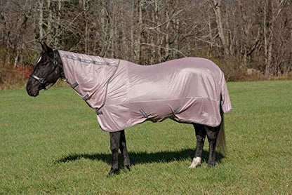 TuffRider Comfy Mesh Combo Neck Fly Sheet - Adobe Rose - 75 - color: Adobe Rose, size: 75 in