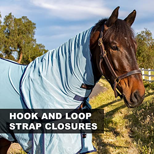 Professional's Choice Theramic Fly Neck Cover | Increase Blood Circulation | Reduce Inflammation | Ease Pain | Fight Flies