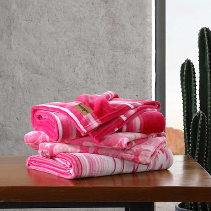 Wrangler - Plush Fleece Throw Blanket, Super Soft Bedding, Yellowstone-Inspired, Dorm Room Essentials, 50x60, Knockin Boots Pink - color: Knockin Boots Pink, size: 50" x 60"