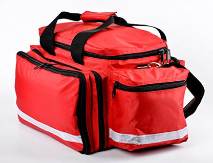 Aurelius Large Capacity First Aid Responder Bag Empty EMT Trauma Bag,Emergency Supplies Not Included (Longer Plus)