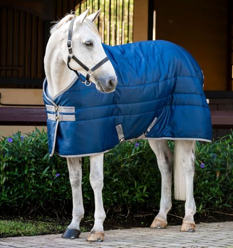 Horseware® Amigo® Ripstop Insulator Stable 50g - Navy/Titanium Grey, 69 inches - color: Navy/Titanium Grey, size: 69 inches