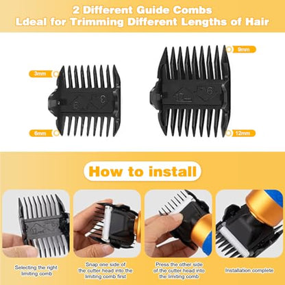 Dog Shears,Plug-in Electric Pet Shaving and Grooming Kit,200W 10ft Sheep Shears Includes 2 Blades, Low Noise & Vibration Design for Dogs Cat Goat,Perfect Dog Clippers for Families with Pets