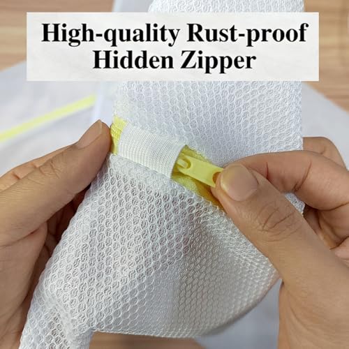10Pcs Mesh Laundry Bags for Delicates 12 x 16 Inch