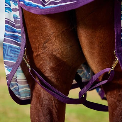 WeatherBeeta ComFiTec Essential Fly Sheet Combo, Purple Navajo Print, 81" - color: Purple Navajo Print, size: 81"