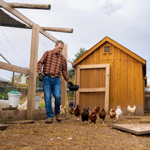 Red Barn Rubber Livestock Feed Pan - 1 Gallon