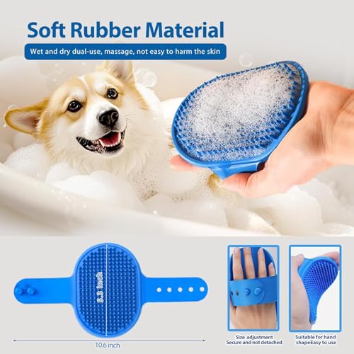 NVNAN 5-in-1 Pet Grooming Kit with Deshedding Rake | Includes nail clipper, grooming gloves, massage brush, and tools for brushing, bathing, and removing loose pet hair - color: Nail Clipper Set