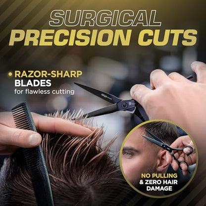 Fagaci Hair Cutting Scissors Professional 5” Superior Precision Hair Shears