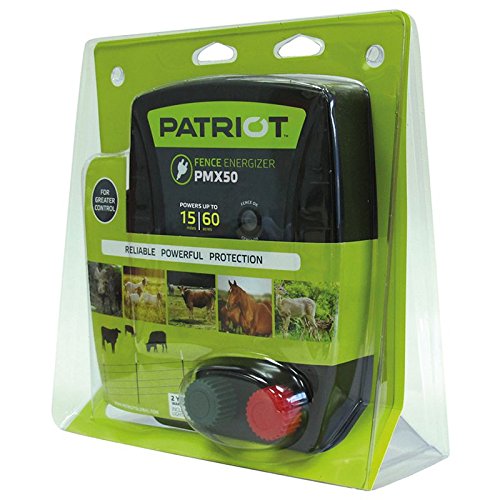 Patriot PMX50 Electric Fence Energizer, 0.50 Joule